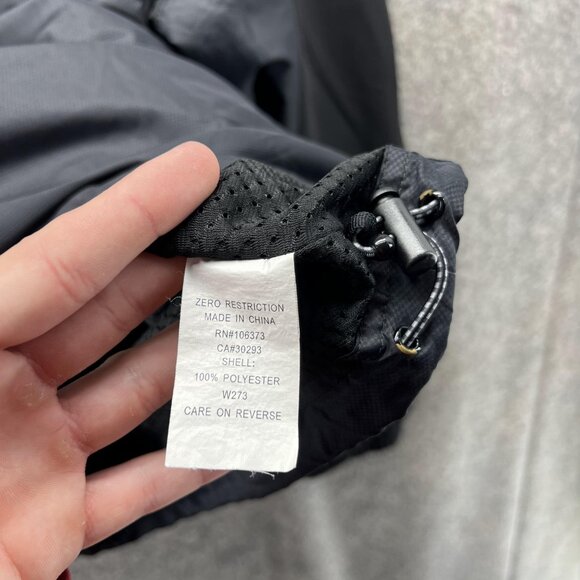 Zero Restriction Sweater Men Large Black 1/4 Zip Mirasol m Tour Series Jacket - Picture 10 of 14